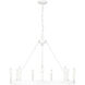 Alastair 9 Light 32 inch Matte White Chandelier Ceiling Light